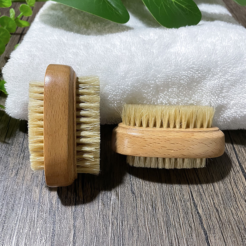 Body Brush Manufacturer - Private Label Natural Boar Bristle Wood Handle