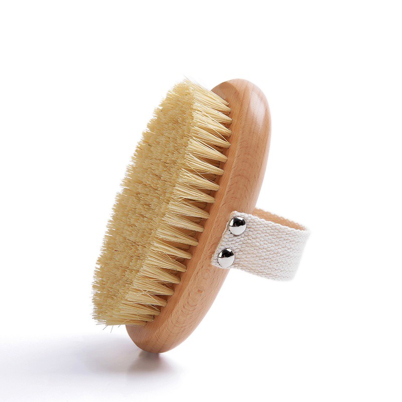 Massage Bath Brush Supplier - Natural Bamboo Wooden Handle Skin Friendly