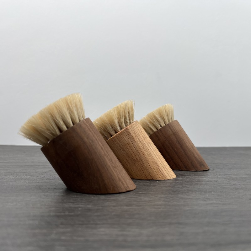 Face Cleaning Brush Manufacturer - Goat Bristle Wooden Handle