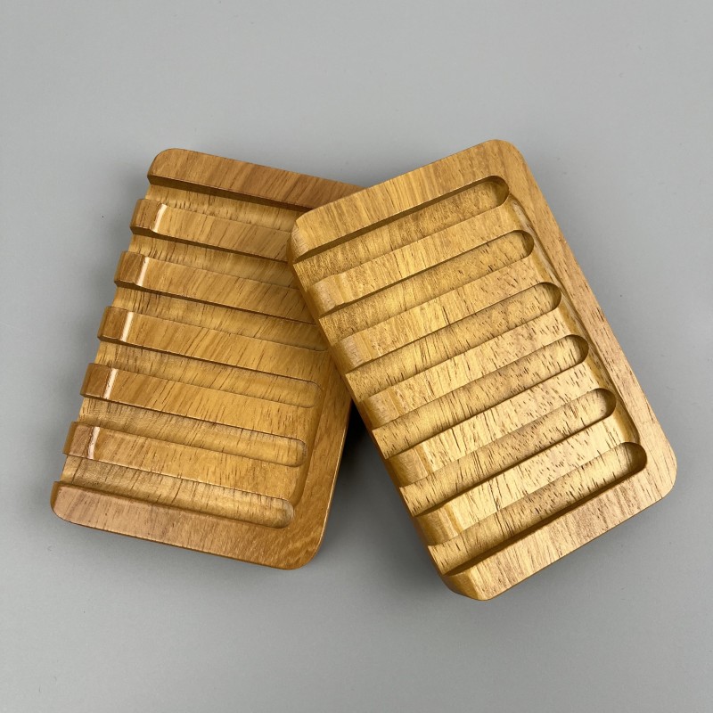 Soap Dish Supplier - Teak Wood Self Draining Holder