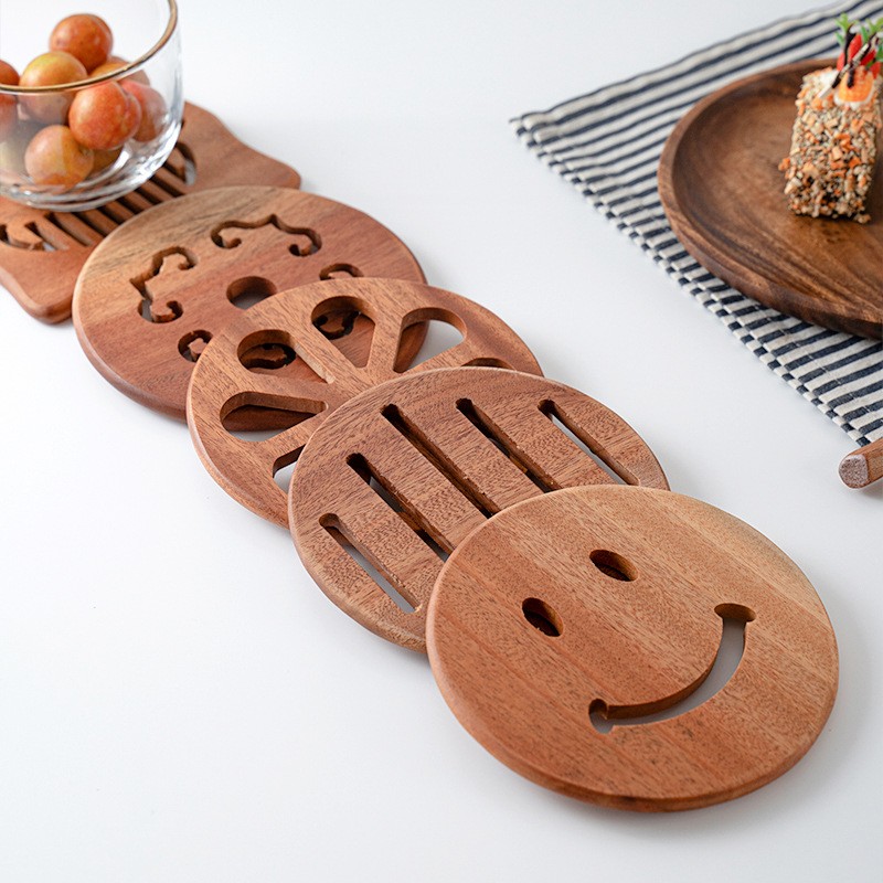 Wood Coaster Manufacturer - Custom Logo Engraved Drink Mat