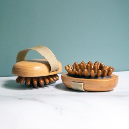 Handheld Massager Manufacturer - Wooden Beads Spa Body Scalp