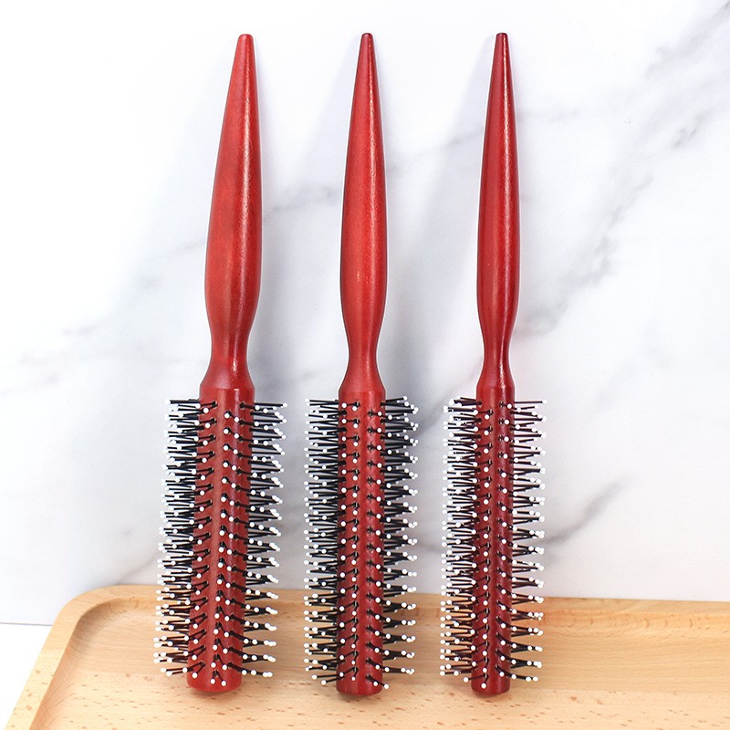 Round Hair Brush Manufacturer - Nylon Bristle Aluminum Barrel