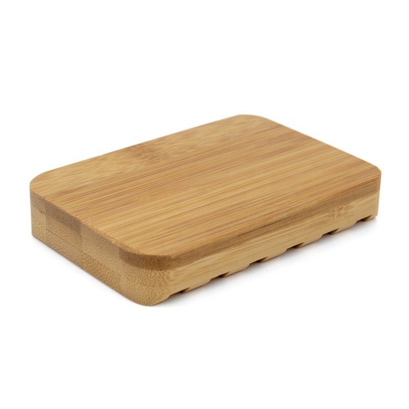 Bamboo Soap Holder Factory - Square Soap Saver Dish