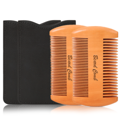 Beard Comb Factory - Custom Logo Sandalwood Wide Tooth