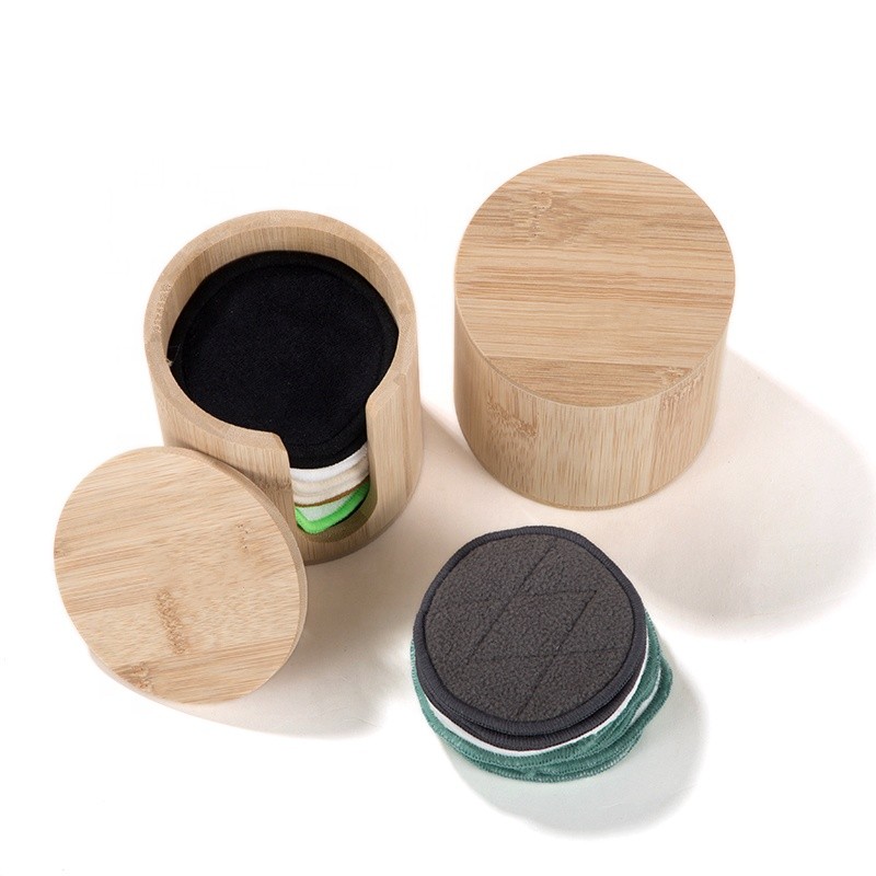 Facial Cleaning Pad Factory - 2 or 3 Layers Bamboo Cotton