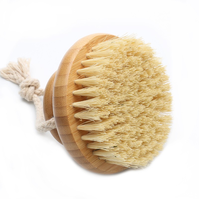 Exfoliator Brush Factory - Round Wood Massage Skin Body Brush