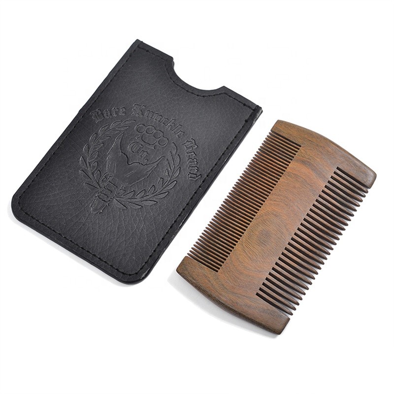 Beard Comb Supplier - Eco Friendly Wood Folding Men Comb