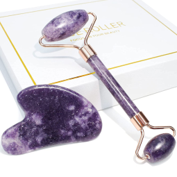 Face Massager Supplier - Natural Rose Quartz Jade Roller