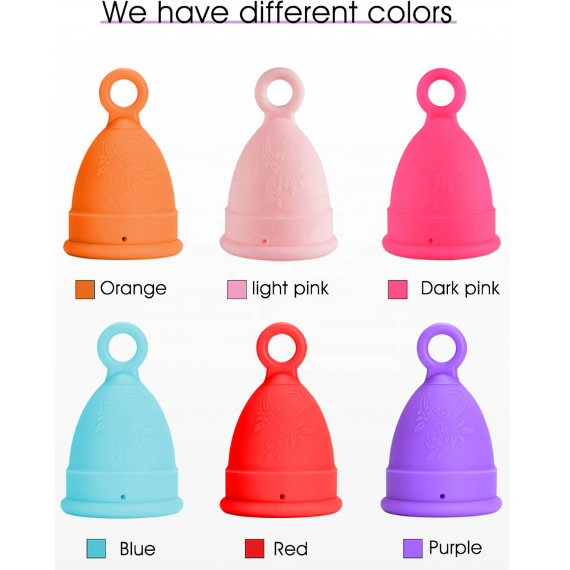 Menstrual Cup - CE Biodegradable & Discharge Valve