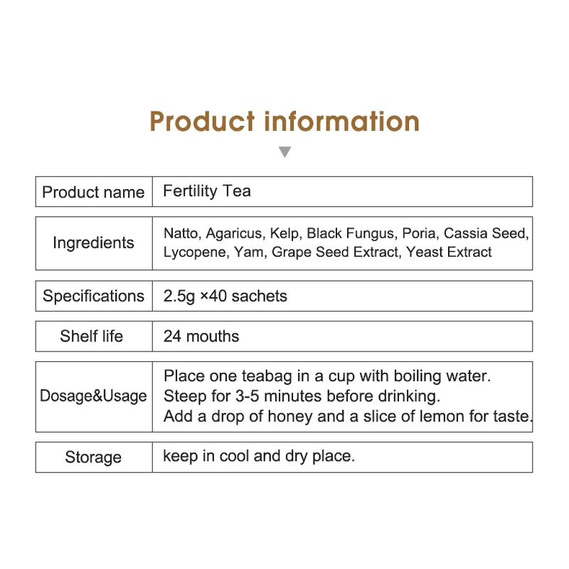 Female Enhancement Tea - Private Label Natural & Bulk