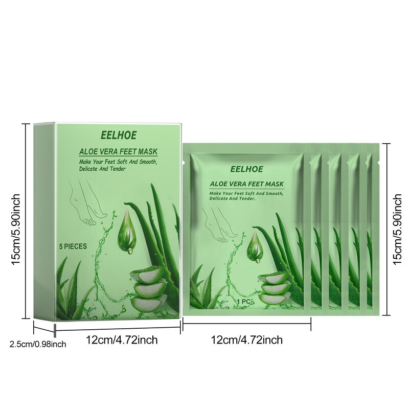 Aloe Vera Balm Foot Mask - Moisturizing Hydrating & Rejuvenating