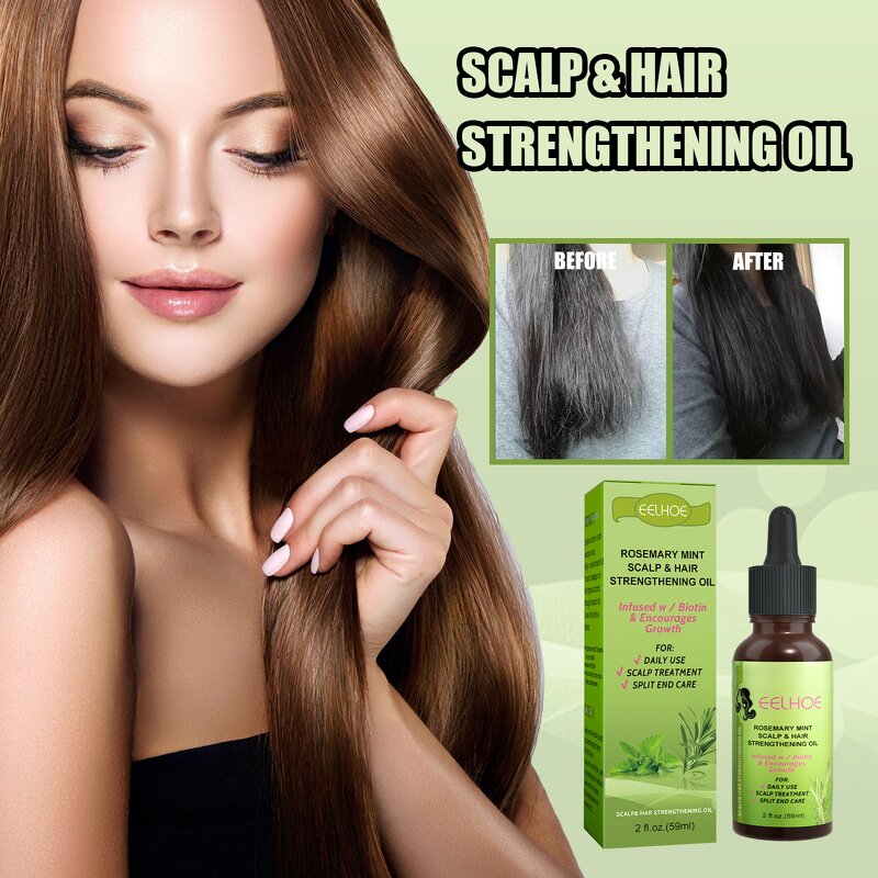 Rosemary Hair Growth Oil - 59ml & Scalp Strengthening