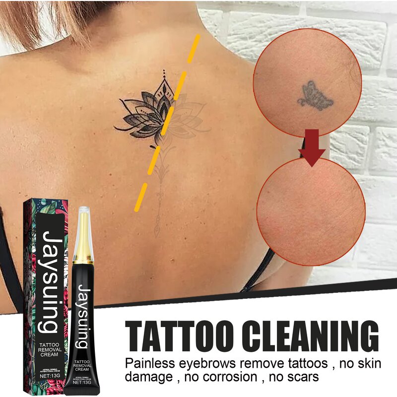 Tattoo Removal Cream - Painless Skin Cleaning & Professional