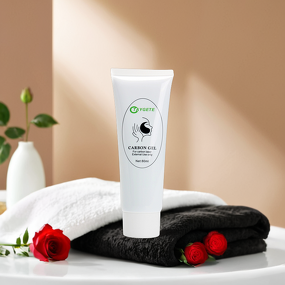 Carbon Gel Cream Manufacturer - 80ml Black CO2 with Marine Minerals for Whitening & Firming CE