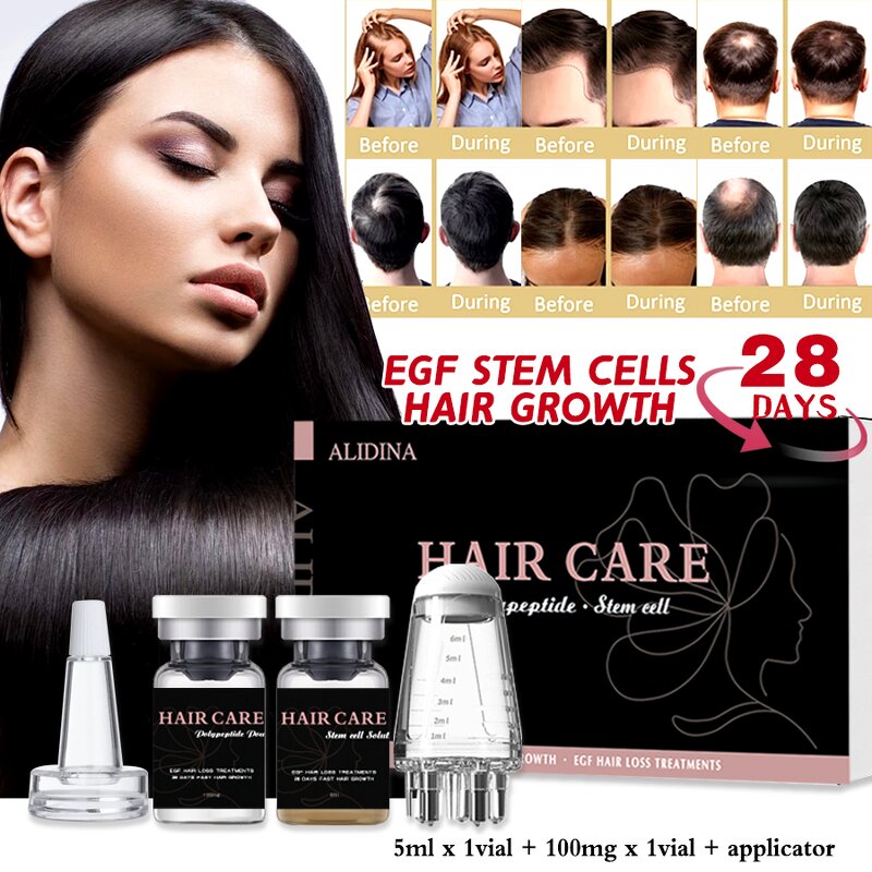 EGF Stem Cell Serum Manufacturer - Exo Efficient Peptide Lyophilized Powder Kit for Fast Hair Growth