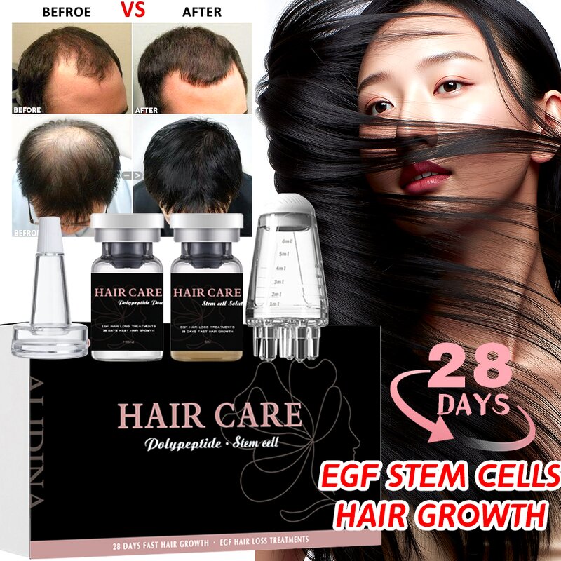 Hair Loss Serum Manufacturer - EGF Stem Cell Peptide for Fast Hair Growth & Private Label