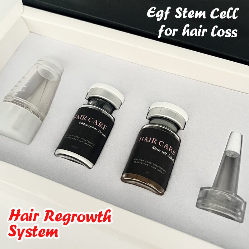 Stem Cell Serum Manufacturer - Lyophilized Powder with Applicator Hair Massager for Growth