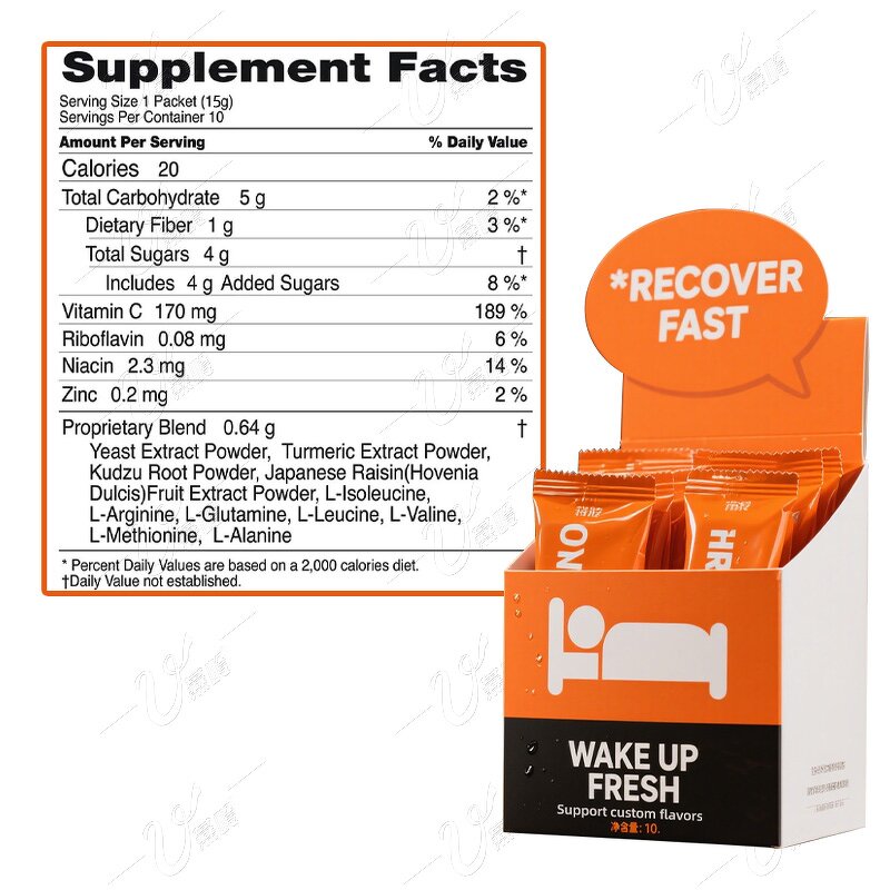 Hangover Relief Jelly Manufacturer - Custom Flavor Herbal Dietary Supplement for Liver Support