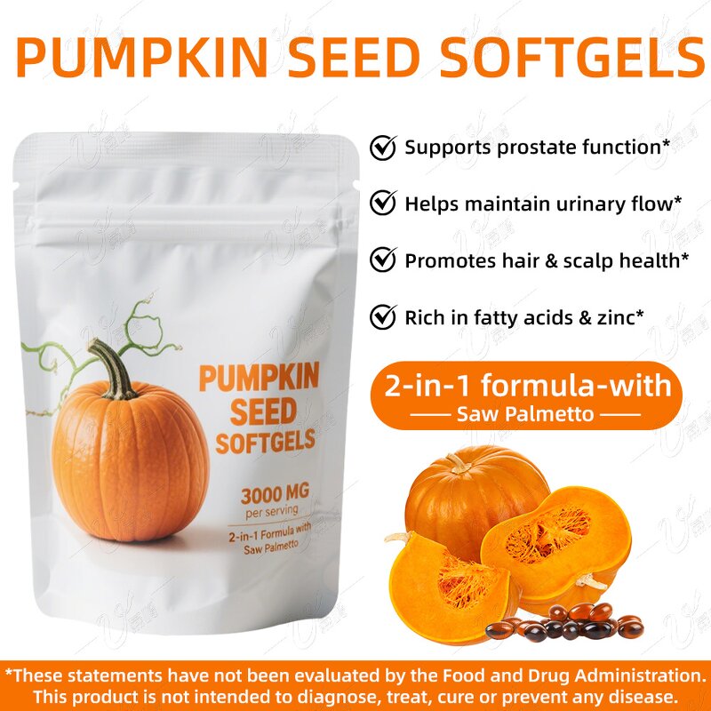 Pumpkin Seed Oil Capsules Manufacturer - Custom for Urinary Tract & Prostate Care