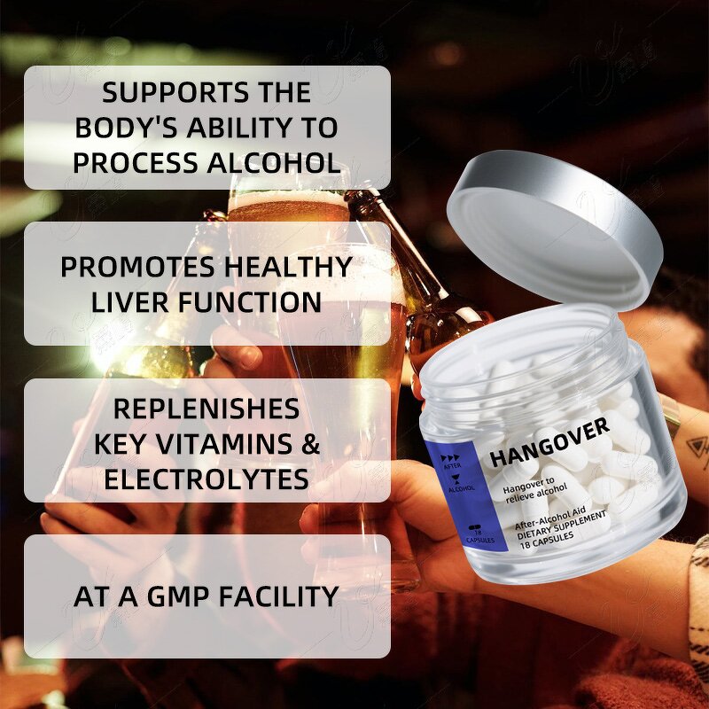 Hangover Liver Electrolyte Capsules Manufacturer - OEM ODM Private Label Custom