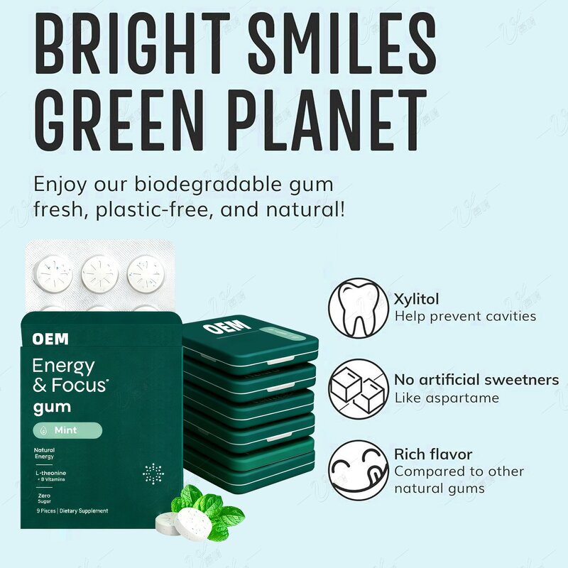 Caffeine Gum Manufacturer - Private Label & OEM ODM for Focus & Alertness