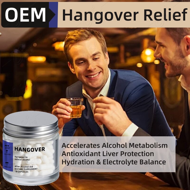 Hangover Capsules Manufacturer - Private Label & Custom OEM ODM Bulk Electrolyte Liver Support