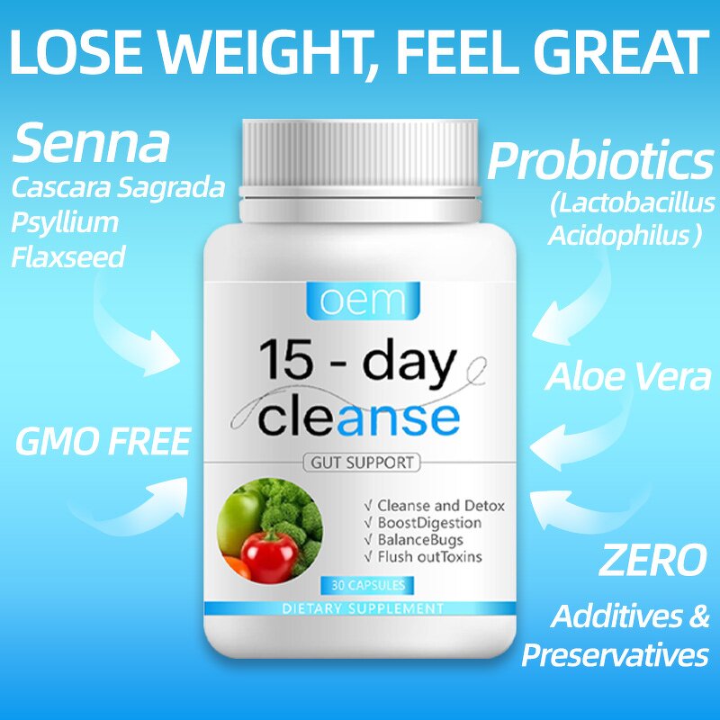 Private Label Colon Health Capsules Manufacturer - Detox and Weight Management Formula