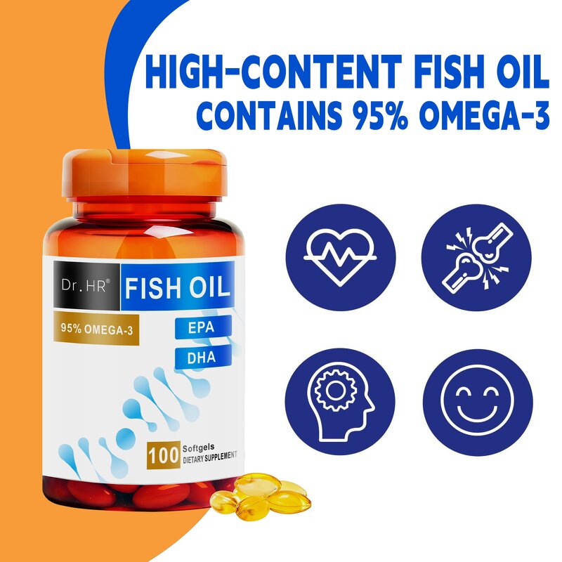 Omega 3 Fish Oil Softgels Manufacturer - 1000mg 3x Strength, Private Label & Custom