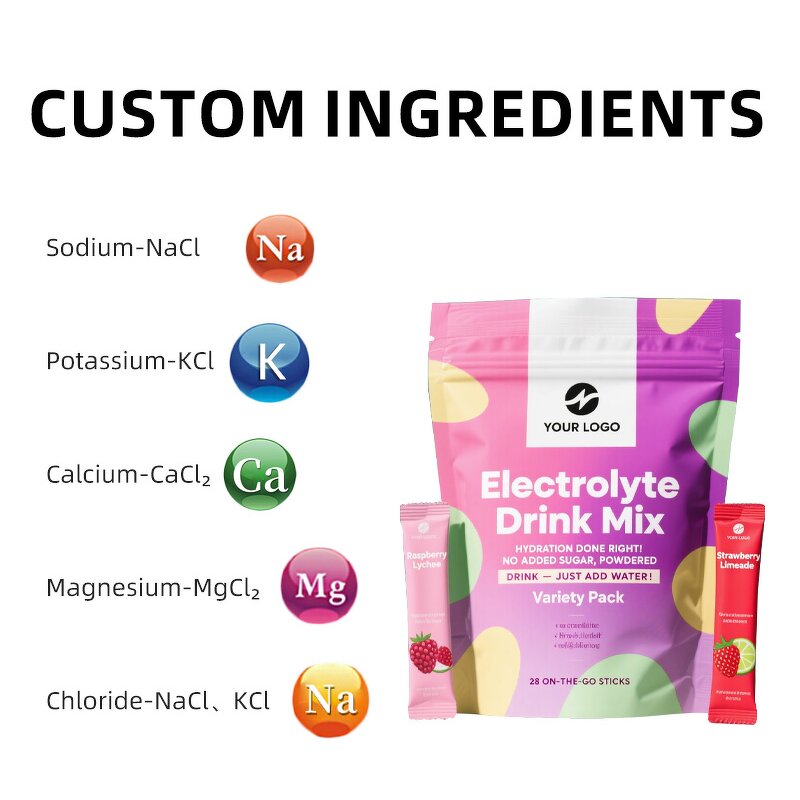 Electrolyte Drink Mix Stick Manufacturer - Hydration Energy Powder with Multivitamins, OEM & Private Label