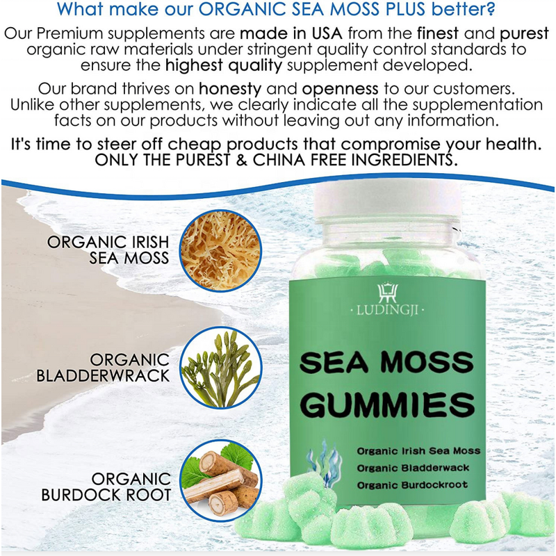Sea Moss Gummy Manufacturer - Organic Multivitamin Immune Booster Supplements