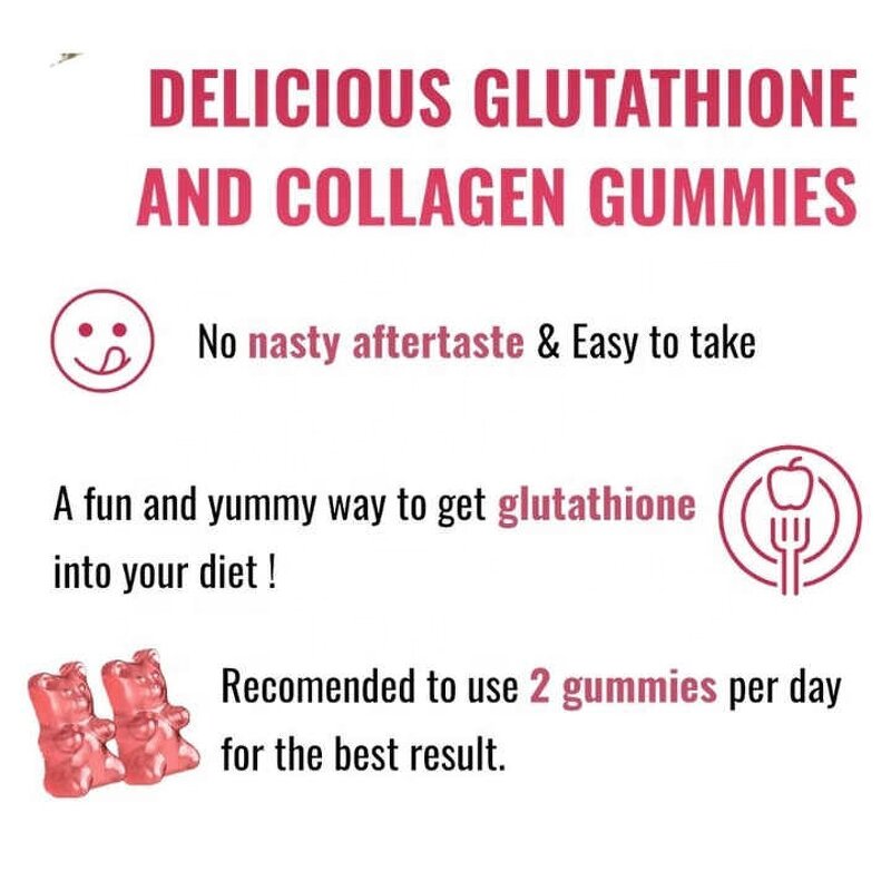Glutathione Gummies Manufacturer - Anti-Aging Collagen Supplements for Skin Whitening