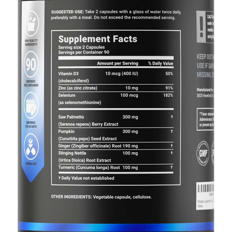 Saw Palmetto Capsules Manufacturer - Private Label Prostate Health Supplement for Men