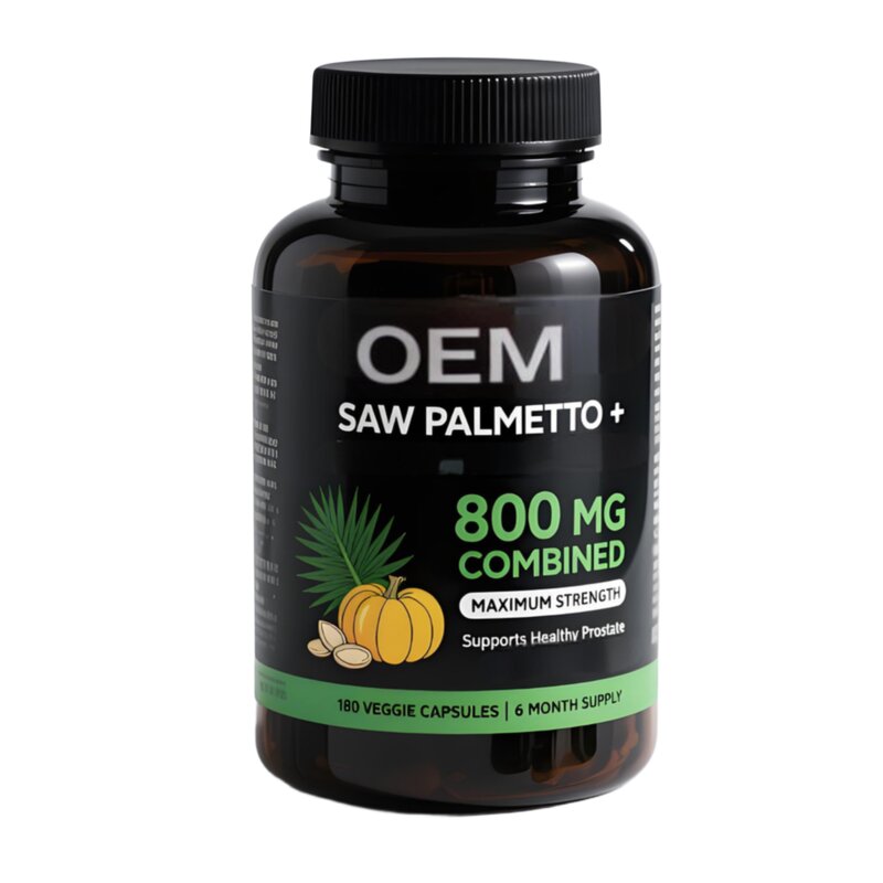 Saw Palmetto Capsules Manufacturer - Vegan DHT Blocker for Men's Health
