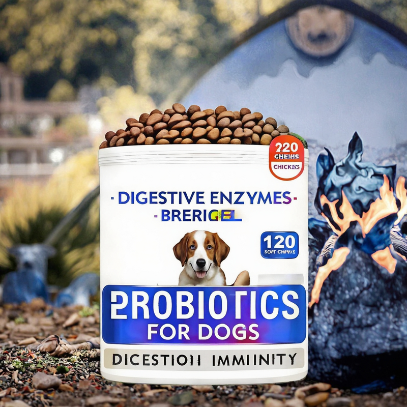 Probiotic Digestive Enzyme Dog Chews Manufacturer - Chicken Flavor Custom OEM Supplements