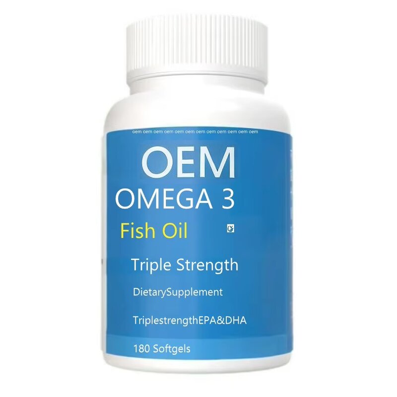 Fish Oil Softgels Manufacturer - Triple Strength DHA Omega 3 with Lemon Flavor