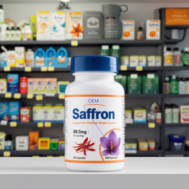 Saffron Extract Capsules Manufacturer - 88.5mg, 240 Capsules, Vegetarian & Non-GMO
Saffron Extract Manufacturer - 88.5mg per Serving, 240 Vegetarian Capsules, Gluten-Free