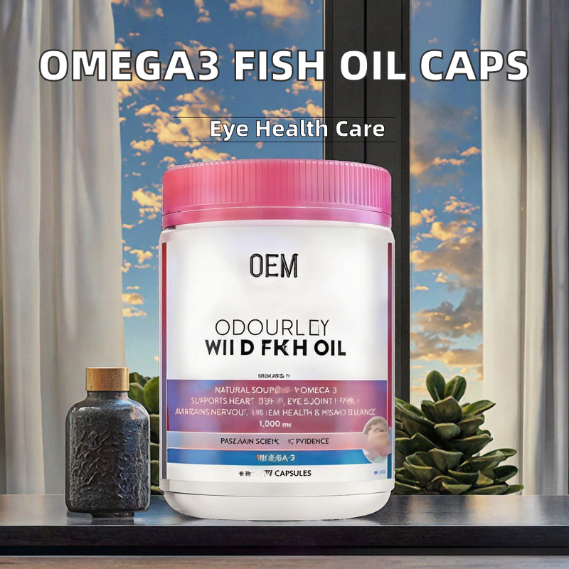 Omega3 Fish Oil Manufacturer - DHA EPA Softgels from Fish Collagen for Health Food