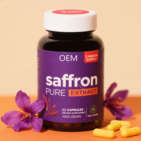Saffron Extract Supplement - 88.5mg Pure Saffron per Capsule