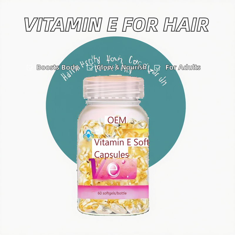 Vitamin E Softgel Capsules Manufacturer - For Hair, Skin & Face Care