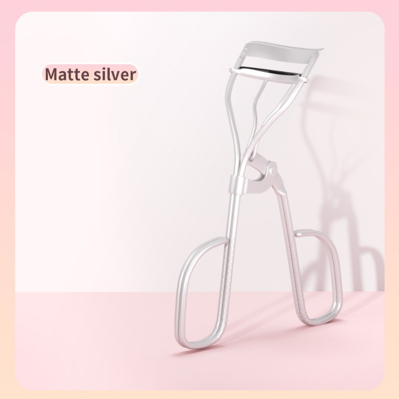 Eyelash Curler Manufacturer - Matte Silver Private Label Instant