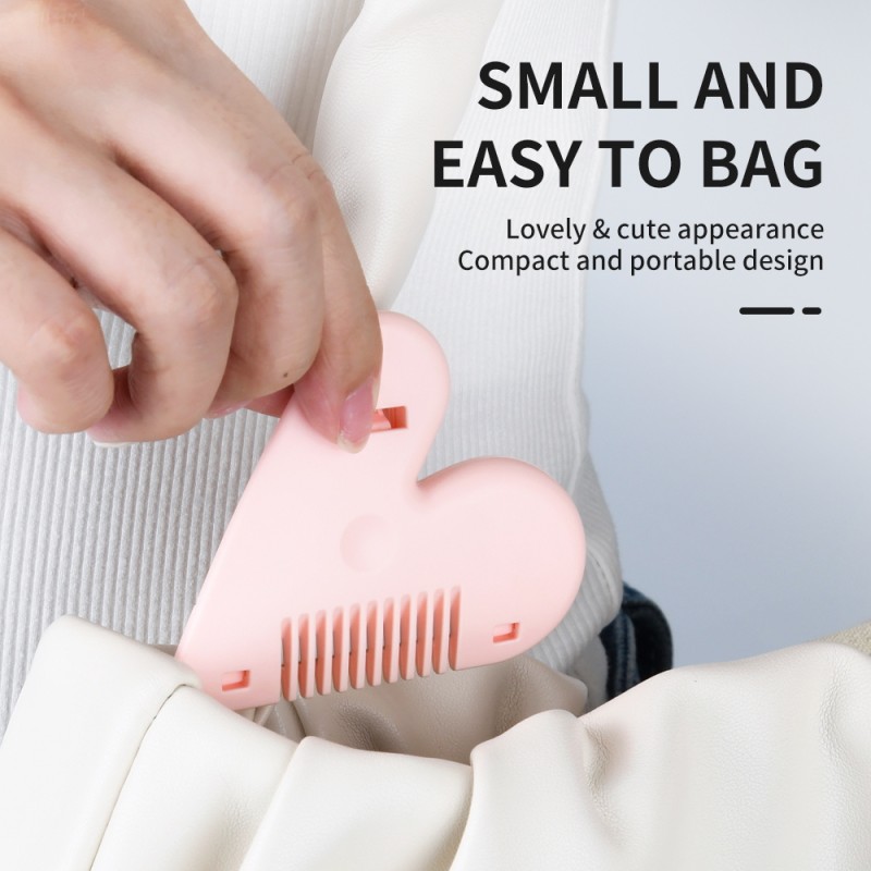 Hair Cutting Razor Manufacturer - Heart-Shaped Stainless Steel Comb