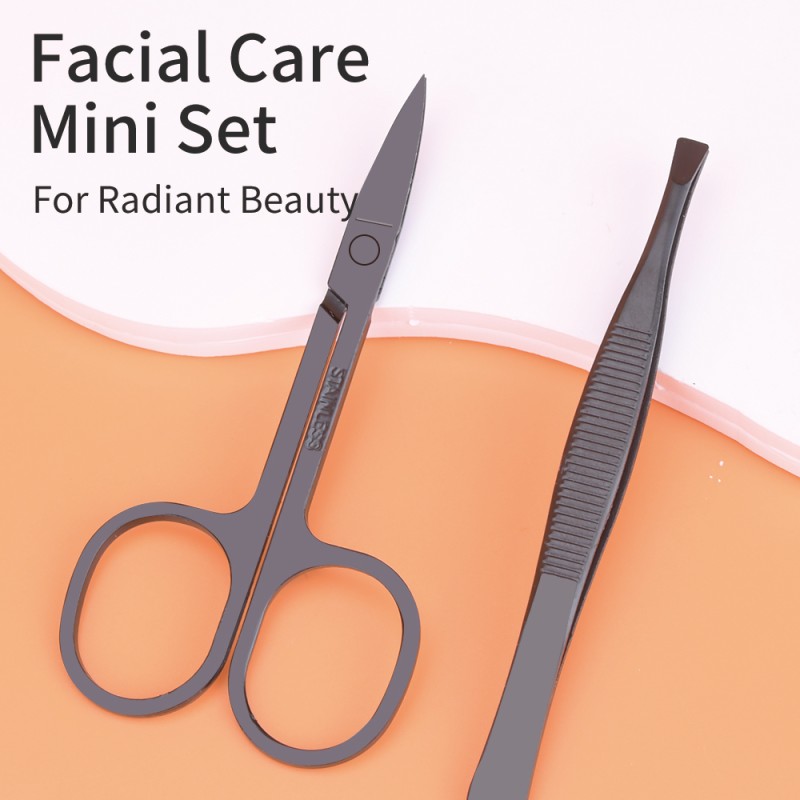 Manicure Set Supplier - Black Stainless Steel Luxury Kit