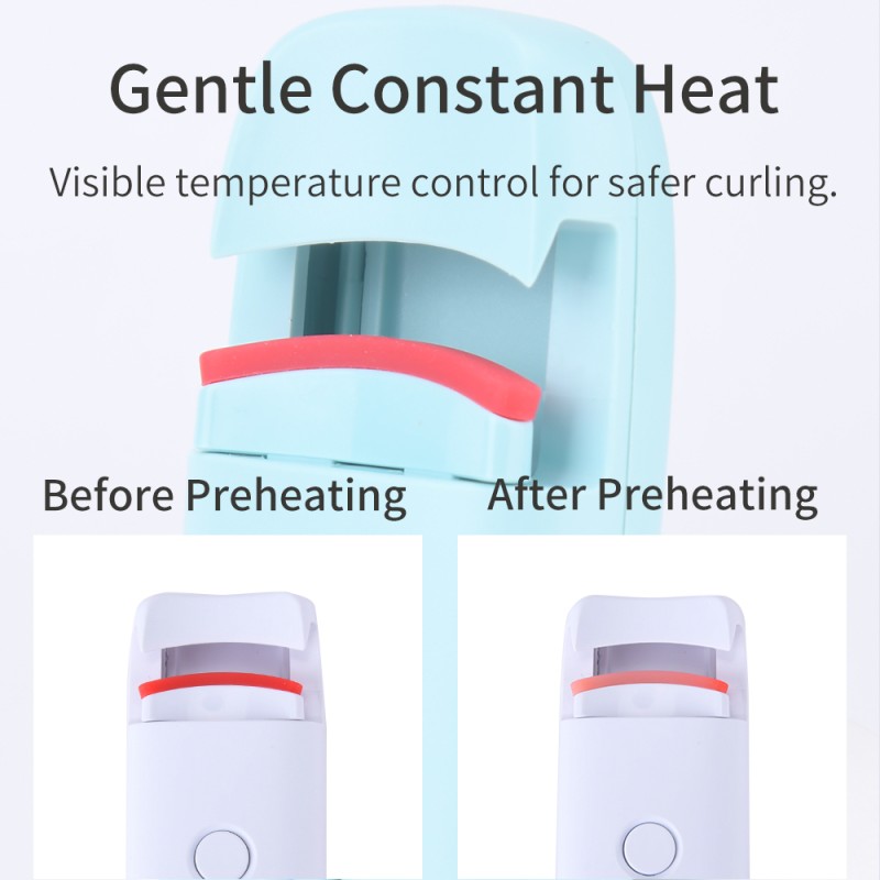 Electric Eyelash Curler Manufacturer - USB Rechargeable Natural Curling