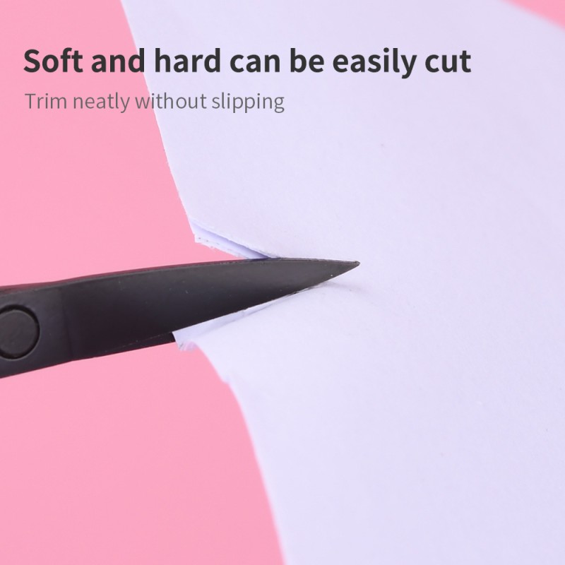 Eyebrow Scissors Manufacturer - Fast Shipment Curved Sharp Black