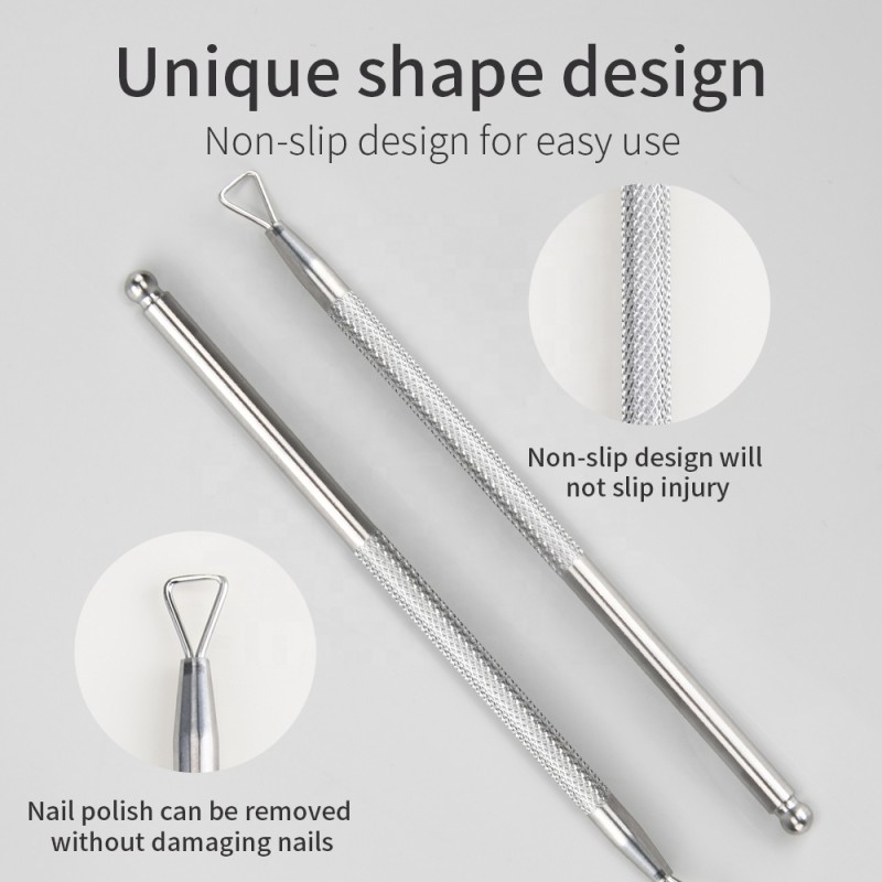 Cuticle Pusher Supplier - OEM Double-ended Dead Skin Remover