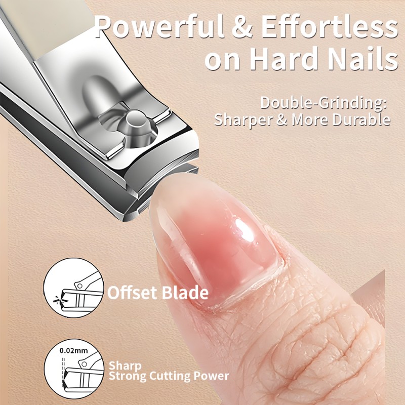 Pedicure Set Factory - 7pcs White Portable Foot Care Gift