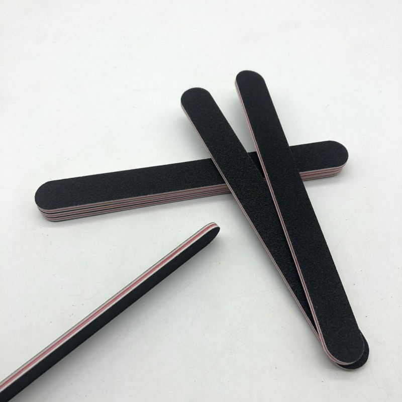 Nail File Supplier - 47pcs Black Reusable Emery Boards
