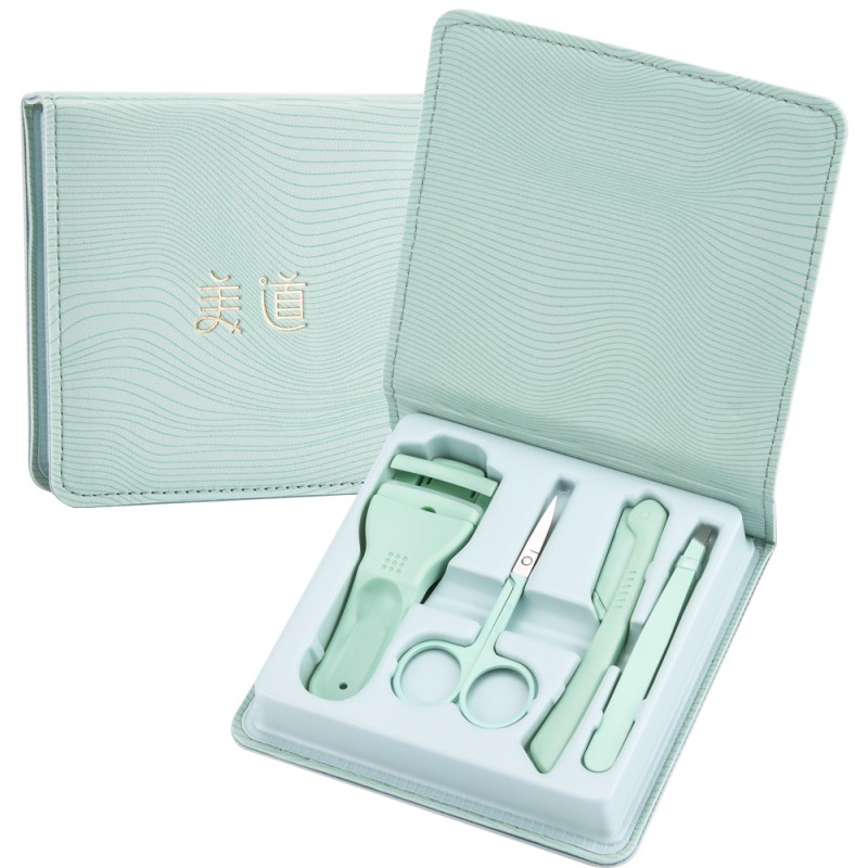 Beauty Tools Set Manufacturer - New Leather Case 4pcs Makeup Set