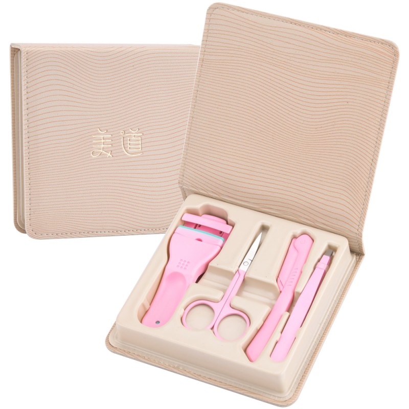 Beauty Tools Set Manufacturer - New Leather Case 4pcs Makeup Set